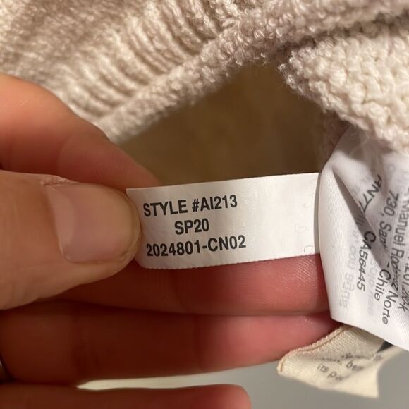 Madewell woman’s cream and red short sleeve sweater - Picture 2 of 13